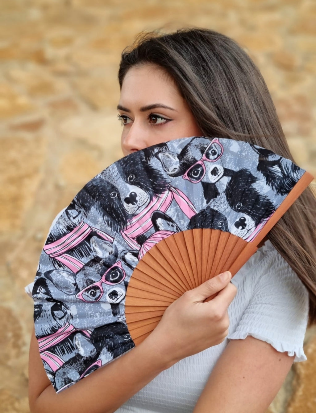 Abanico  Miss Guaudog Fan🐶❄️