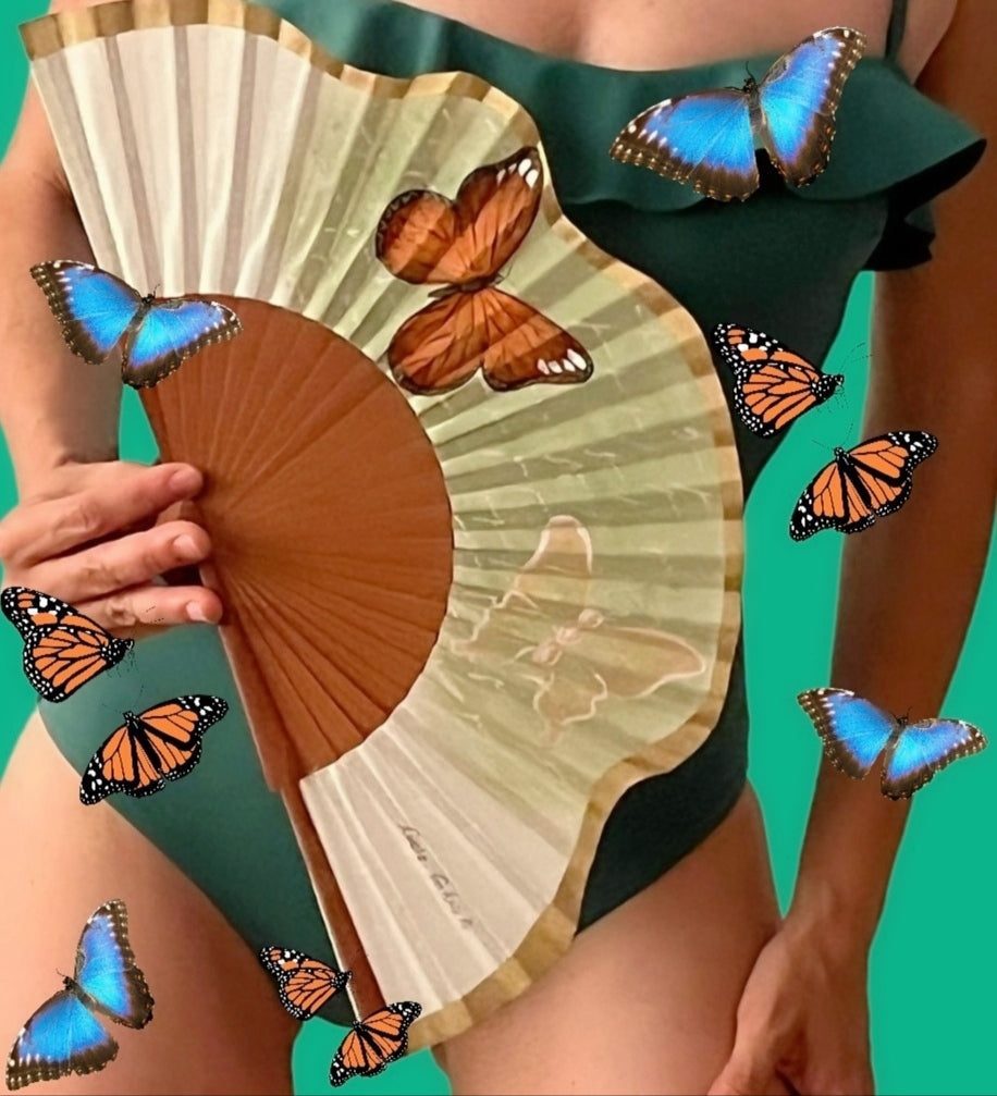 Abanico Susurros de Mariposa