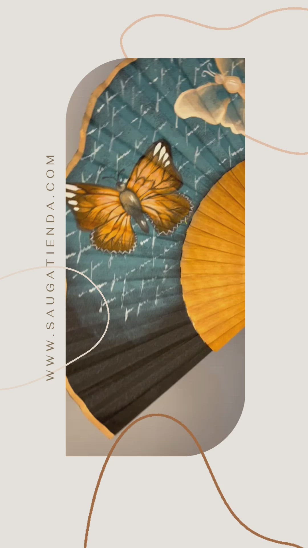 Abanico Susurros de Mariposa